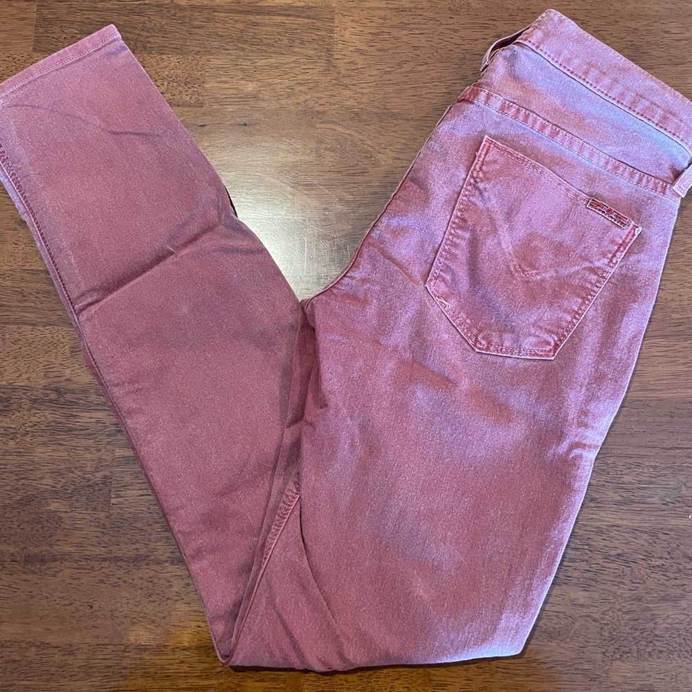 Hudson Jeans Skinny Pink Sz 27